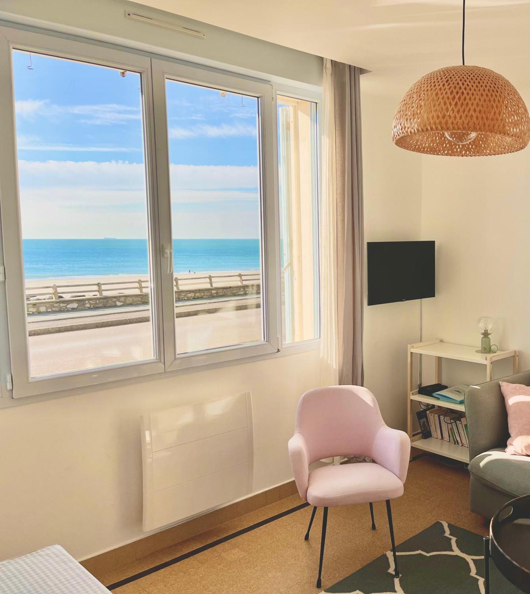 La Maison - Ambleteuse - Vue Sur Mer Et Jardin Kültér fotó